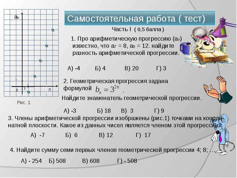 Геометрическая прогрессия 9 класс презентация мерзляк