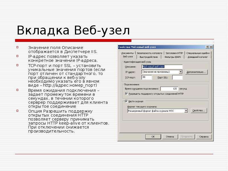 Установить определенную. Веб узел. Имя веб узла пример. Значение портов. Что такое веб узел в резюме.