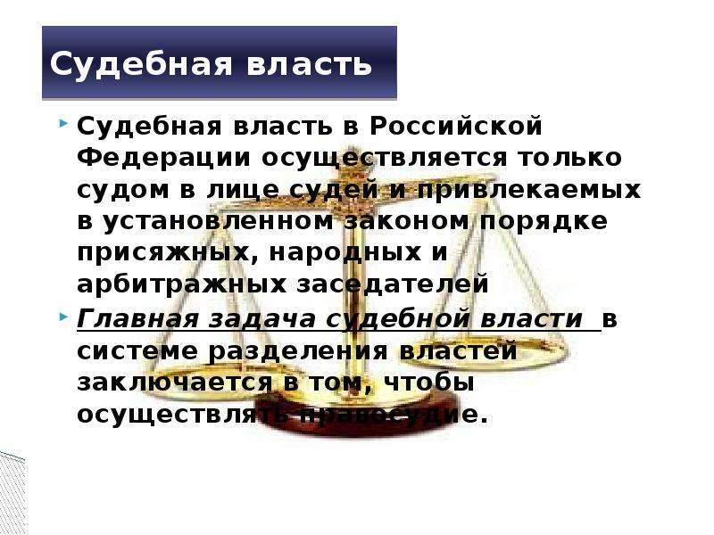 Проект судебная власть