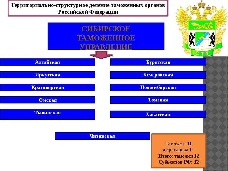 Организационная структура таможенных органов презентация