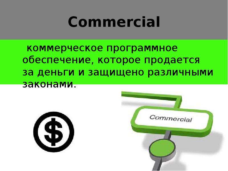 7 правовые нормы использования программного обеспечения. Коммерческое программное обеспечение. Коммерческие программы. Коммерческое программное обеспечение примеры. Коммерческие программы обеспечения.
