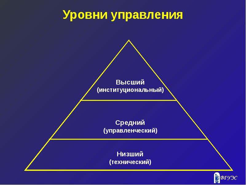 Уровни управления это. Институциональный дизайн.