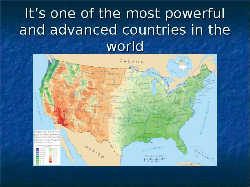 1 it is the largest country. Advanced Countries.