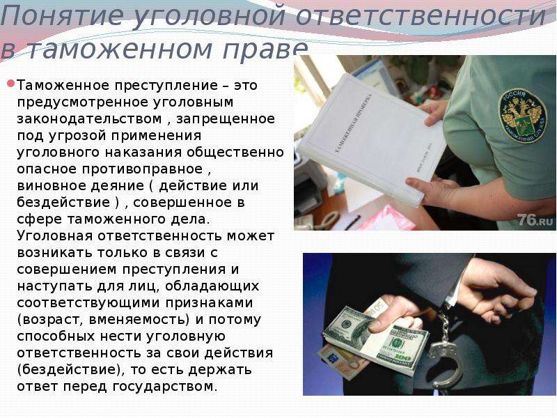 Таможенные правонарушения презентация