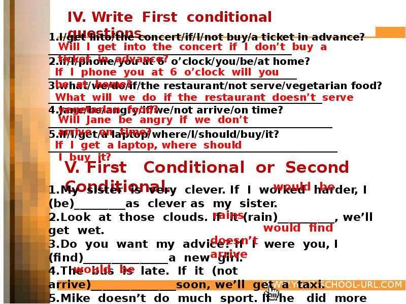 First conditional wordwall. 5 Предложений в second conditional. First conditional примеры. First and second conditional правило. Conditional 5 предложений.