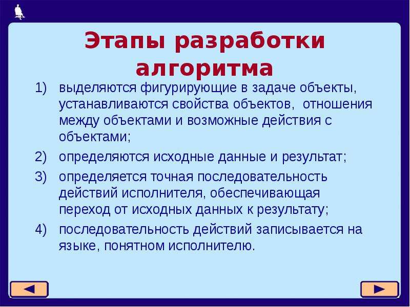 Какое название носит процесс разработки алгоритма плана действий для решения задачи