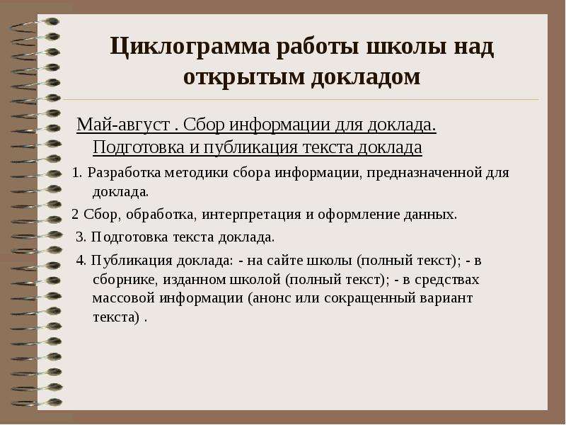 Справка о публичной презентации общественности и профессиональному сообществу