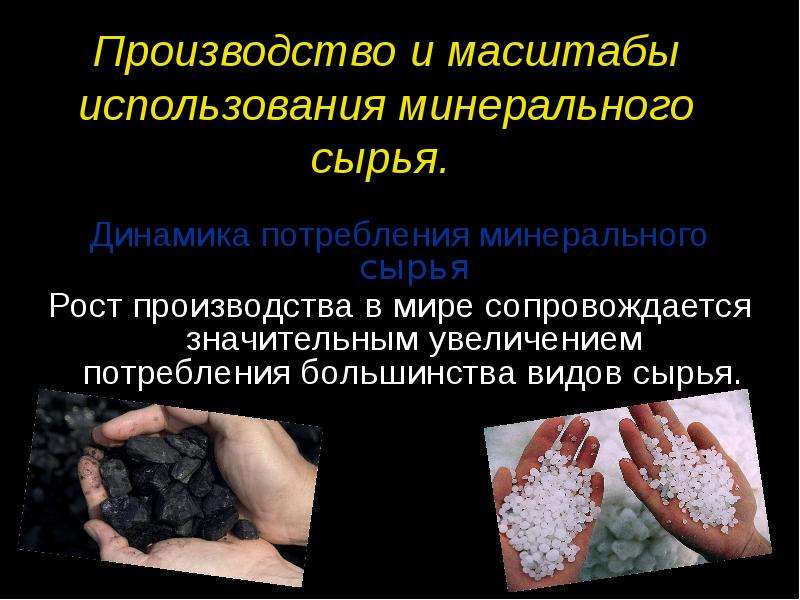 Презентация минеральные ресурсы