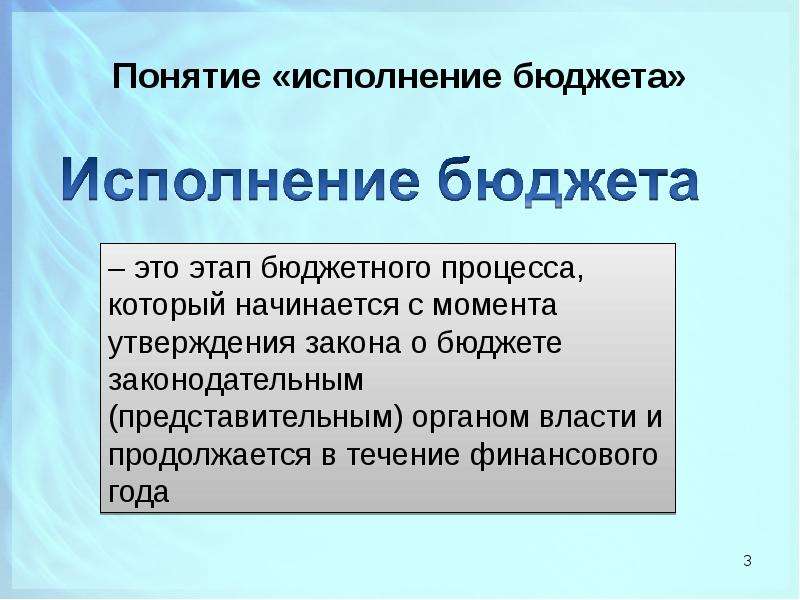 Казначейское исполнение бюджета презентация