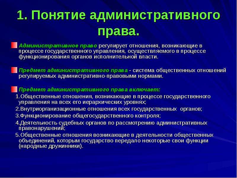 Понятие и источники административного права презентация 11 класс право