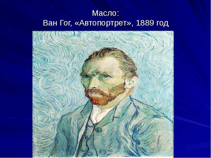 Автопортрет по обществознанию. Автопортрет 1889 г Винсент Ван Гог. Ван Гог Автопортреты по годам. Ван Гог автопортрет презентация. Автопортрет Ван Гога 1889 масло.