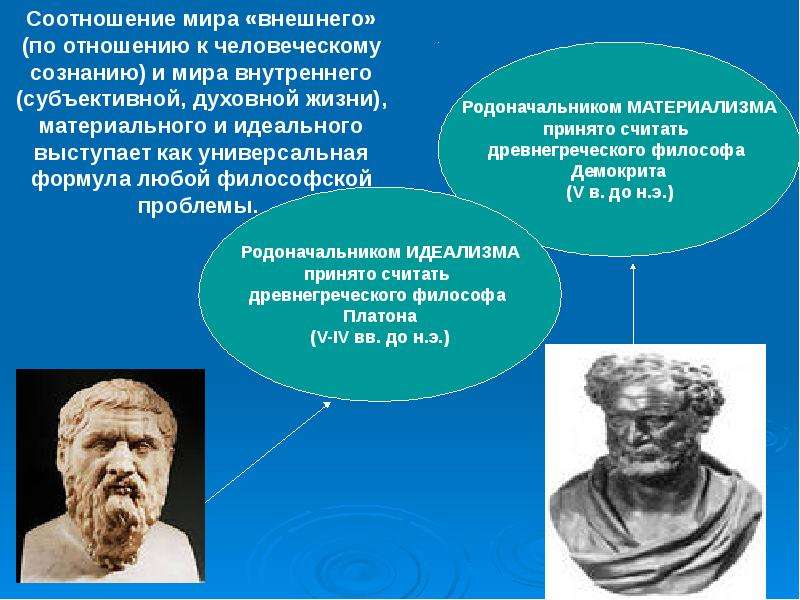 Философы идеалисты считают что сознание это. Линия Демокрита в философии. Линия Платона и линия Демокрита. Материализм линия Демокрита. Две линии в философии Демокрит и Платон.