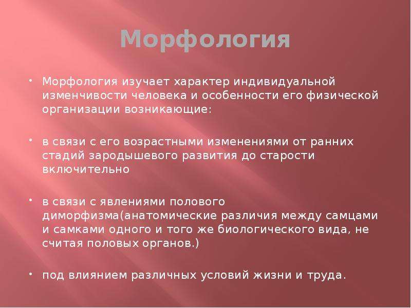 Морфология изучает. Морфология человека изучает. Что изучает морфология. Возрастная морфология человека. Морфология человека это наука изучающая.