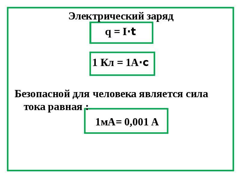 Презентация сила тока 11 класс