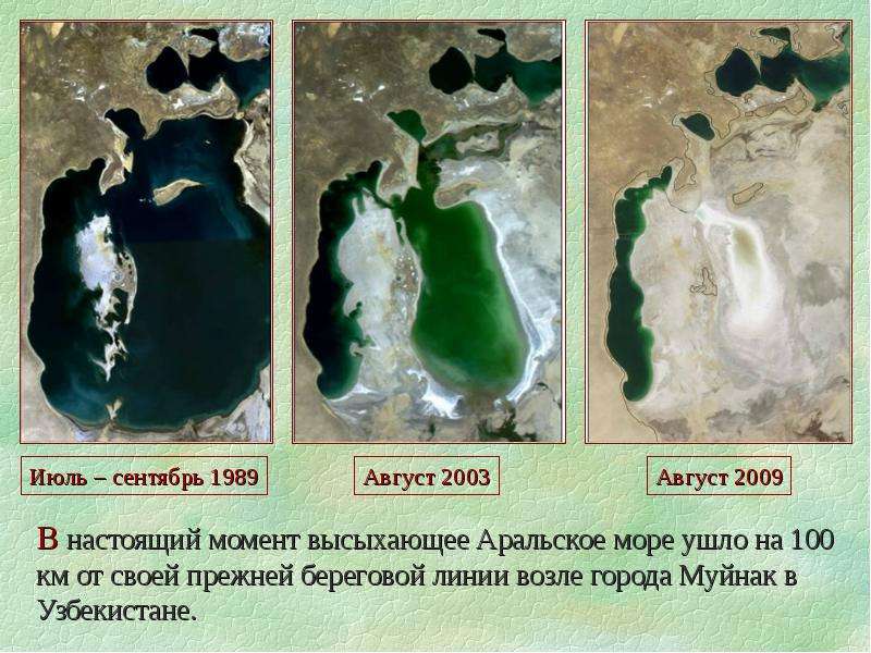 Аральское море презентация