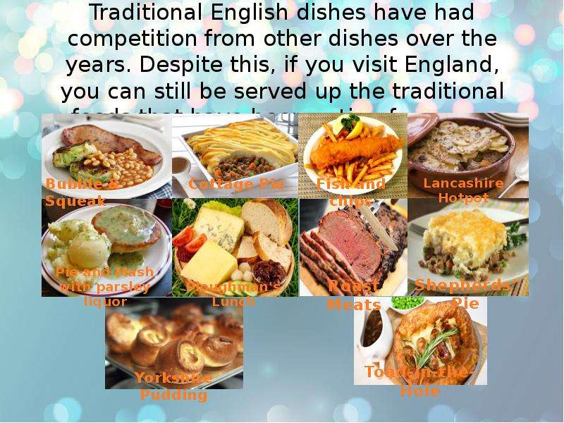 Текст meals in england. Traditional meals in Britain презентация. English meals топик. Meals in English с переводом. Dishes in English.