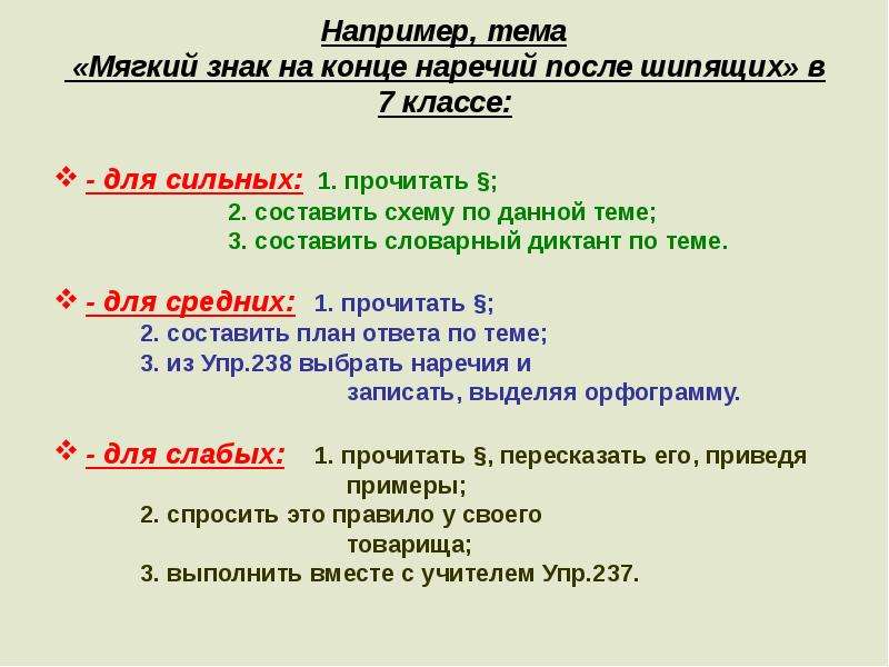 Ь после шипящих в наречиях урок с презентацией