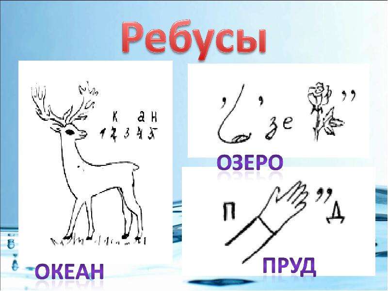 Ребус озеро. Ребусы по теме вода. Ребусы на тему водоемы. Ребусы про природные зоны.