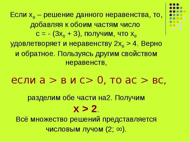 Решение неравенств презентация 11 класс