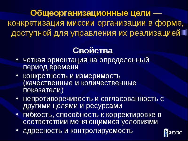 Презентация на тему цели и задачи управления