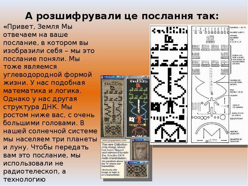 История радиопосланий землян презентация