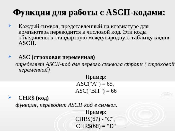 В котором каждый символ кода. Код функции. Коды функций.