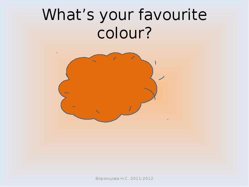 What’s your favourite colour?