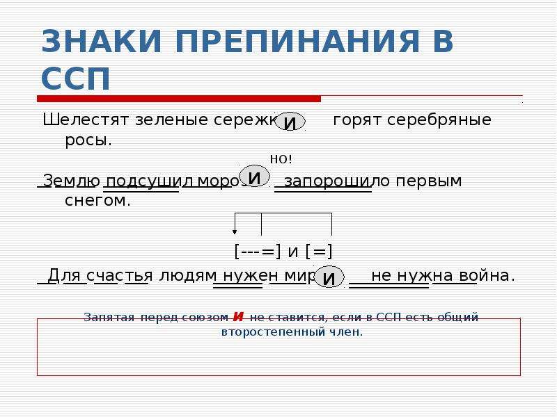 Знаки препинания в сложных предложениях презентация 9