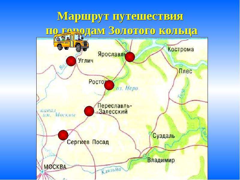 Технологическая карта урока по окружающему миру 3 класс золотое кольцо россии