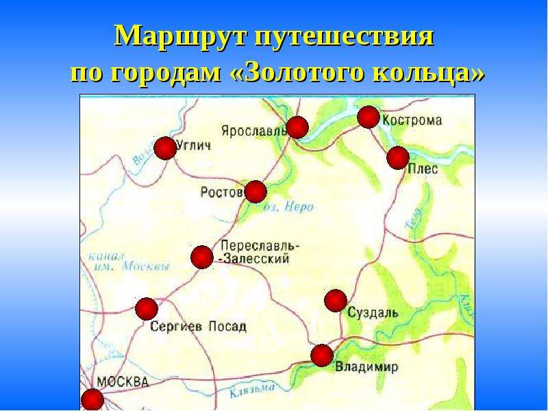 Золотое кольцо россии 3 класс презентация и конспект