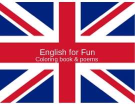 English for Fun Coloring book & poems