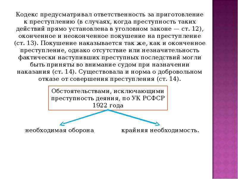 Оборона ук. Структура уголовного кодекса РСФСР 1922. Разработка и принятие уголовного кодекса РСФСР 1922. Цель наказания по УК 1922. Виды преступлений по УК РСФСР 1922.