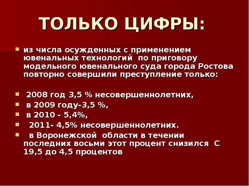 Ювенальная юстиция за и против презентация