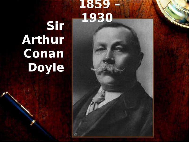 Where was arthur conan doyle born. Montblanc Sir Arthur Conan Doyle.