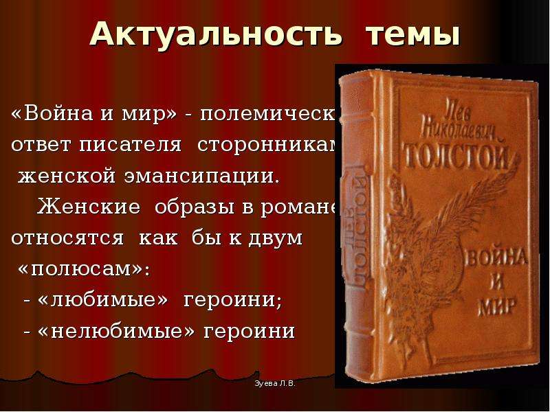 Книга ответ автор. Нелюбимые героини Толстого в романе война и мир.