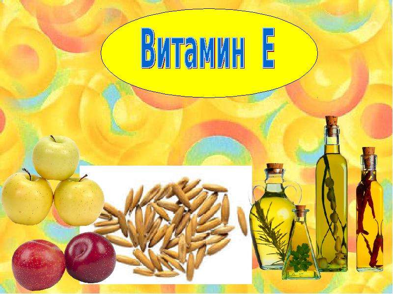 Витамины в продуктах презентация для детей