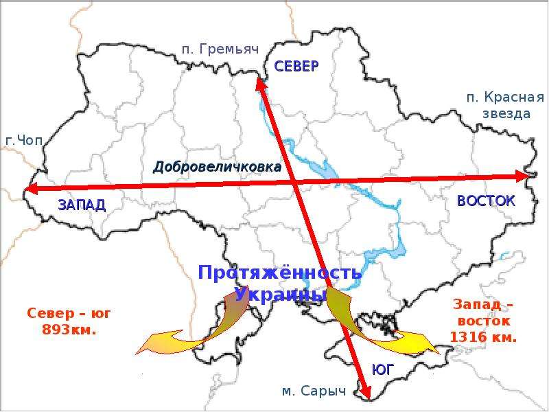 План описания украины по географии 7