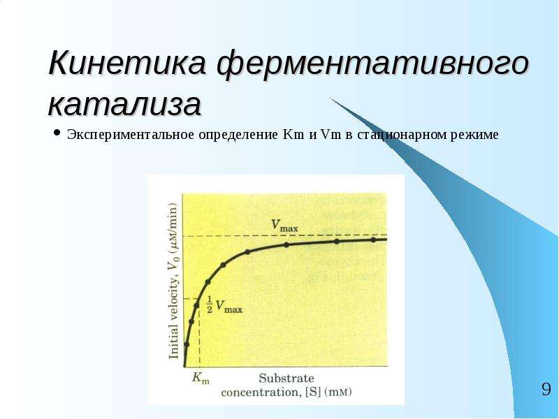 Презентация кинетика ферментативных реакций