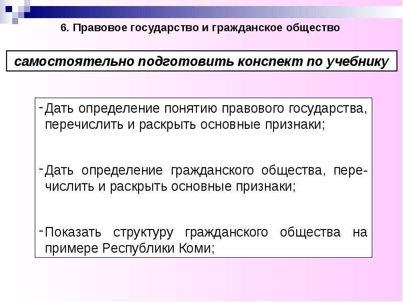 Вопросы теории государства и права 10 класс презентация