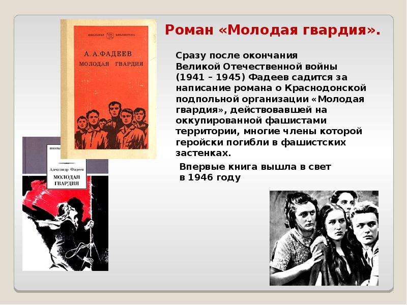 Фадеев александр александрович презентация