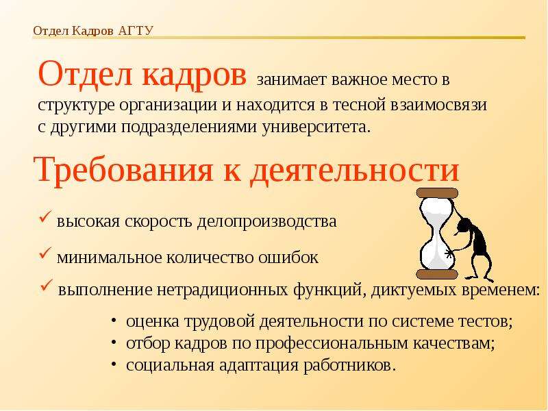 Профессия кадровика презентация