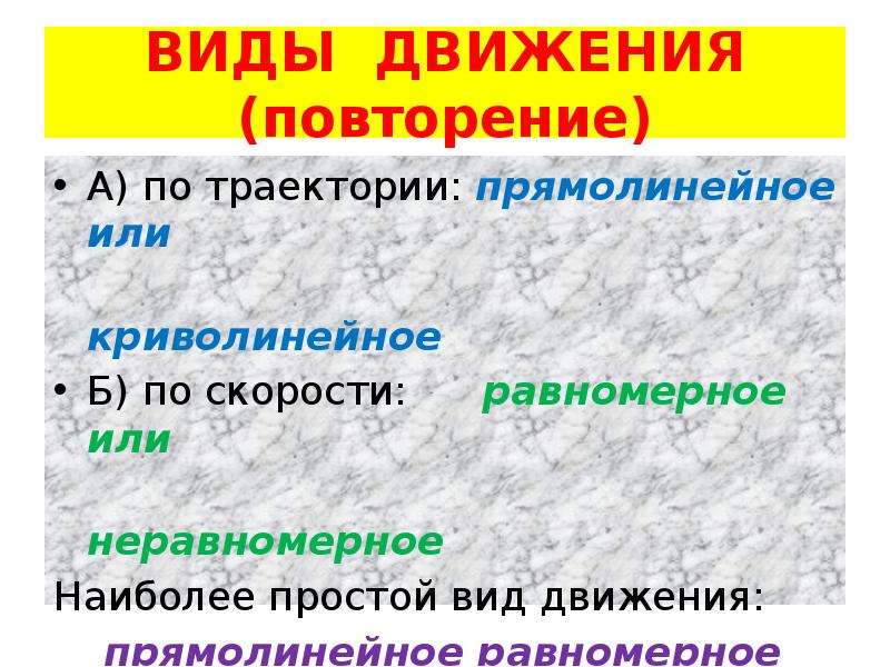 Виды движения. Виды движения по траектории. Виды движения физика. Виды неравномерного движения.