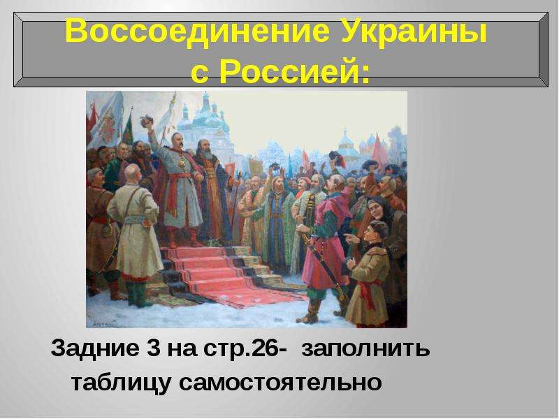 Политика 7 класс. Воссоединение Украины с Россией таблица. Заполните таблицу воссоединения Украины с Россией. Воссоединение Украины с Россией история 7 класс. Воссоединение Украины с Россией рисунок 6 класс 2022 год.