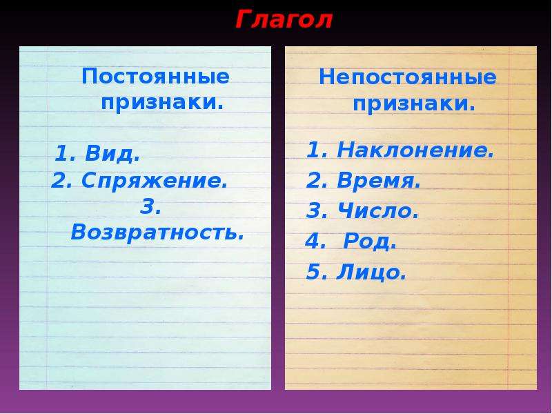 Постоянные и непостоянные признаки. Постоянные и непостоянные глаголы. Постоянные и непостоянные признаки глагола. Постоянные признаки и непостоянные признаки глагола.