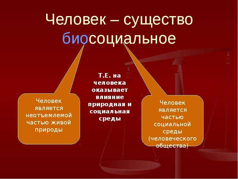 Презентация по обществознанию 6 класс человек существо биосоциальное