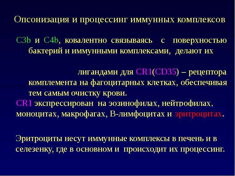 Иммун комплекс. Рецепторы опсонинов. Cd35 Рецептор. Опсонины системы комплемента. Презентация на тему система комплемента.