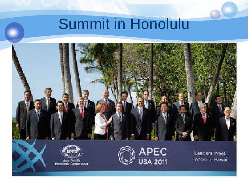 Summit in Honolulu
