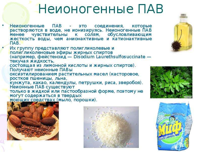 Поверхностно активные вещества картинки