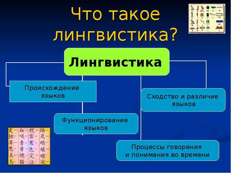 Проект на тему лингвистика