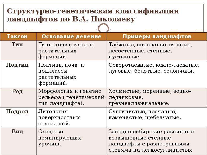 Классификация географического ландшафта. Структурно-генетическая классификация ландшафтов. Структурно-генетическая классификация ландшафтов по в.а Николаеву. Типологическая классификация ландшафтов. Классификация природных ландшафтов.